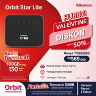 Orbit Star Lite Modem Wifi Telkomsel Home Router 4G Free Quota 150Gb