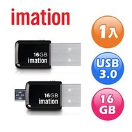 【3C工坊】imation 2合1 USB 3.0 迷你高速隨身碟(16GB)