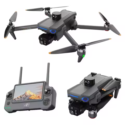 New AE30 GPS Drone 8K HD Dual Lens Camera Brushless Motor 360° Obstacle Avoidance Quadcopter Remote 