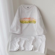 Oversize Unisex Cotton 230gsm Patterned T-shirt