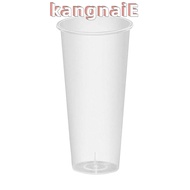 KANGNAI Cup And Lids, Transparent 90mm Milktea Cup,  Plastic Ice Cream Cup