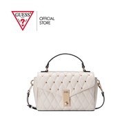 GUESS กระเป๋าสะพายข้างผู้หญิง รุ่น LG915621 BETHEL TOP HANDLE CROSSBODY สีขาว