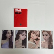 aespa x MISE en SCENE HELLO BUBBLE HELLO CREAM Promotional PHOTOCARD SET