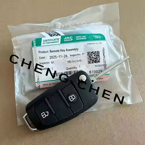 Alger-keys Genuine Original for JAC T6 T8 J3 J4 J5 J6 2 Button Flip Remote Key 3704020P3010-BJ