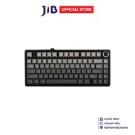 WIRELESS KEYBOARD (คีย์บอร์ดไร้สาย) AULA F75 GREEN SWITCH RGB EN - BLACK-GRADIENT-GREY