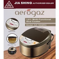 Aerogaz 1.8L Multi-Functional Rice Cooker (AZ-1808RC)