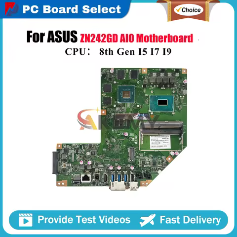 ZN242GD Motherboard For ASUS Zen AiO ZN242G ZN242GD Mainboard With I5 I7 I9 CPU 100% tests OK fast s