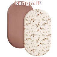 KANGNAI Baby Fitted Bassinet Sheet, Printed Breathable Crib Fitted Sheets,  Nursing Table Changing P
