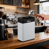 ELISIO G512N 6L Electric Coffee Ground Knock Box Coffee & Commercial Portafilter Cleaner Machine Aut