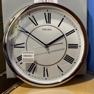 [Original] Seiko QXA665P Pink Gold Roman Numeral Wall Clock