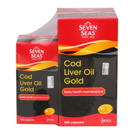 SEVEN SEAS COD LIVER OIL GOLD 500+100's
