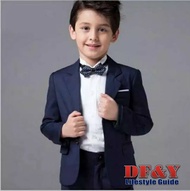 Pakaian Anak Laki-Laki Jas Blazer Anak Hitam Jas Anak Semi Formal / Jas Blazer Anak Formal / Blazer