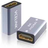VCELINK HDMI Coupling 8K, HDMI Female to Female Connector 2.1, Supports 8K@@60Hz/ 4K@@120Hz UHD, 768