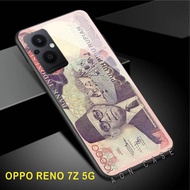 OPPO RENO 7 Z - SoftCase Glass Kaca - [ A19 ] - Pelindung Handphone Hp OPPO RENO 7 Z - Casing Hp OPP