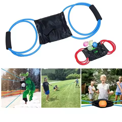 Water balloon 3 person launcher Water ball launcher Elastic ball launcher Water balloon launch Outdo
