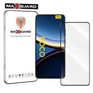 MAXGUARD - HD Plus Full Cover Tempered Glass Screen Protector for POCO F6 / F6 Pro / F7 Pro / F7 Ult