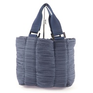 狀況極佳 ★ 三宅一生PLEATS PLEASE PP54-AG471 褶皺手提包，海軍藍，正品，女士。