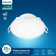 PUTIH Makhesa - Philips Downlight Emws 080 3.5W 3W 65K WH Recessed LED White