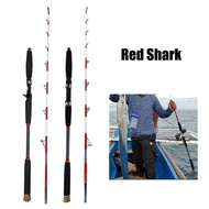 Free Shipping 50lb 1.6m Boat Fishing Rod Solid Tip Spinning / Baitcasting Jigging Rod Slow Jigging R