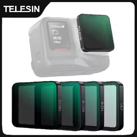 TELESIN CPL ND8 ND16 ND32 Lens Filter Set Aluminium Alloy Frame for Insta 360 Ace pro 2 ND CPL Lens 