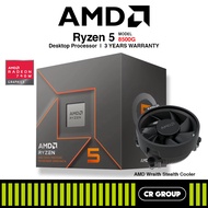 AMD Ryzen 5 8500G/8600G Desktop Processor with Wraith Stealth Cooler (3Yrs Warranty)