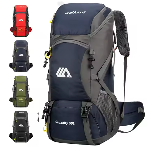 Men's 100L Tactical Backpack MOLLE Large-Capacity Anti Theft Mountaineering Backpack Hiking Rucksack