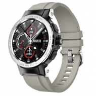 E19智慧手錶藍牙血氧手錶心率血壓男士運動手環（銀灰）