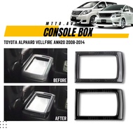 MTTO Toyota Alphard Vellfire ANH20 2008-2014 Interior Car Center Console Box Frame Cover Accessories