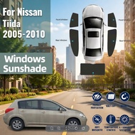 【In Stock】For Nissan Tiida Hatchback Latio C11 2005-2010 Magnetic Car Sunshade Front Windshield Curt