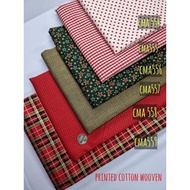 CHRISTMAS PRINTS COTTON WOVEN 54 INCHES WIDTH