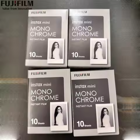 Fujifilm Instax Mini 12 11 9 8 Film Monochrome 10-100 sheets For Mini 9 300 7s7 50s 50i 90 25 dw Sha