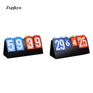 Zxpjkyu SiaBiced Flip Score Board Scorekeeper Competition Score Keeper for Table Tennis Billiards