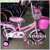 Speda Sepeda Anak Perempuan Evergreen 12 Sepeda Anak Roda Empat Cewek