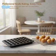 [LI] Nonsti Professional Mini Cake Pans 6 Cavity Baking Supplies DIY Mould For Cupcakes Dessert Kitc
