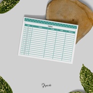 Book Cashflow Notes Financial Planner Financial Notes A4 A5 B5