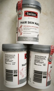 Swisse Hair Skin Nails 100 Tablets have 6 bottles