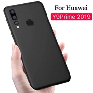 พร้อมส่งทันที Case Huawei Y9 Prime 2019 เคสโทรศัพท์หัวเว่ย Y9Prime 2019 เคสนิ่ม tpu เคสสีดํา เคสซิลิโคน สวยและบางมาก