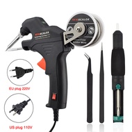 NEWACALOX 50W Soldering Iron Kit EUUS 100-240V Handheld Welding Fast Heating Automatic Send Tin Welding Repair Tools