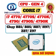 CPU i7 4790 4770/ 4770S Running H81/ B85/ Z87/ Z97 - USED PRODUCTS.