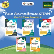 [Erlangga] Steam Play Activity Package 4-5 Years Semester 2 Independent Curriculum