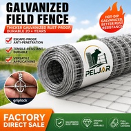 PELJAR (2.5mm thickest)Pagar Kebun besi Lembu Cyclone Griplock Pagar 3/4/5/6Kaki Garden Jaring Pagar