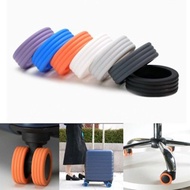 8Pcs Luggage Wheels Protector Silicone Luggage Accessories Wheels Cover For Most Luggage Reduce Nois