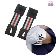 SOONA 2Pcs Armband Shirt Sleeve Holder, Elastic Cufflinks Women Men Shirt Cuff Holders, High Quality