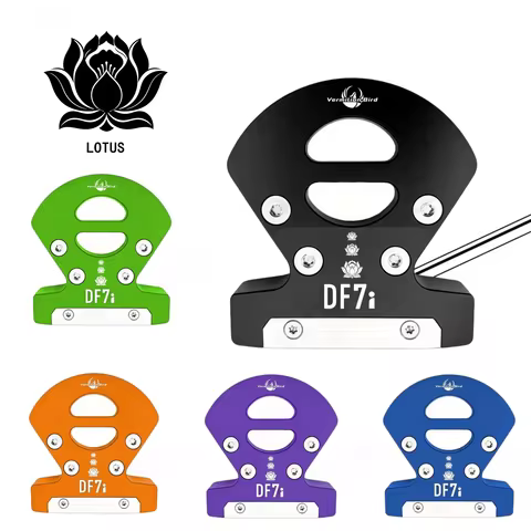 DF7i Lotus Golf Putter CNC Milled Aluminum Alloy Mallet Putter Head High MOI High Forgiveness Golf C