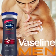 Vaseline MEN Extra Hydration Body Lotion 400ml ผลิตภัณฑ์บำรุงผิวกายสูตรพิเศษสำหรับผู้ชายสินค้านำเข้า