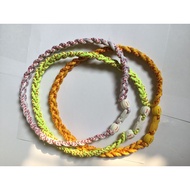 Three Braided Necklace Braided Collar Softball Collar Baseball Collar Softball Necklace Baseball Nec