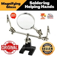 Soldering Helping Hands With Magnifying Glass