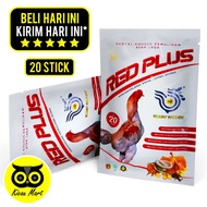 KICAU MART Jamu Herbal Red Plus Rubby Pakhoy Vitamin Obat Luka Ayam Jantan Bangkok Jago Aduan Petarung Pasca Habis Laga Tarung