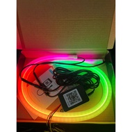 DRL MATRIX Eyebrow RGB matrix AES Car/ Motor Premium Running Light LED 30/ 60cm WRGB APP Bluetooth