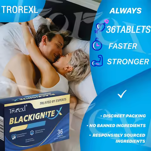 BlackIgnite X Tablets Oyster & Ginseng Supplement Enhancer Strength, Extended Activity for Confident